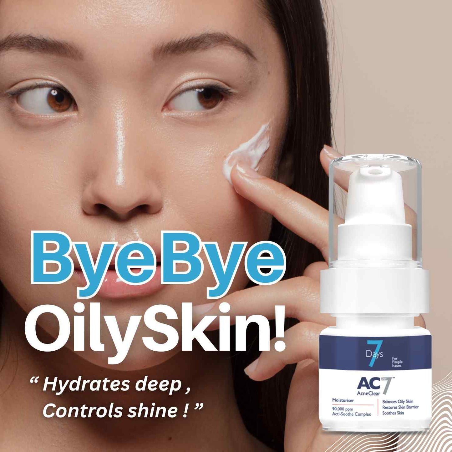 3x AC7D Moisturiser 30ml (Low Stock)