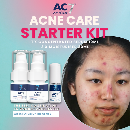 [1S+2M] AC7D 1x Serum Concentrated 10ml + 2x Moisturiser 30ml