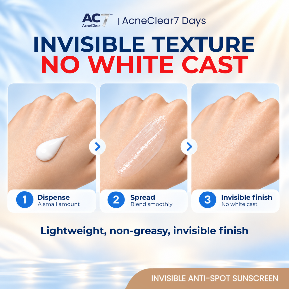AC7D Invisible Anti-Spot Sunscreen SPF50++ 30ml