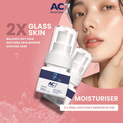 2x AC7D Moisturiser 30ml (Low Stock)