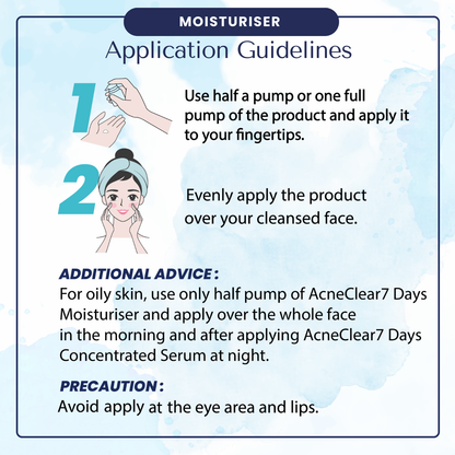 AcneClear7 Days Two Serums + Moisturiser (50% Off)