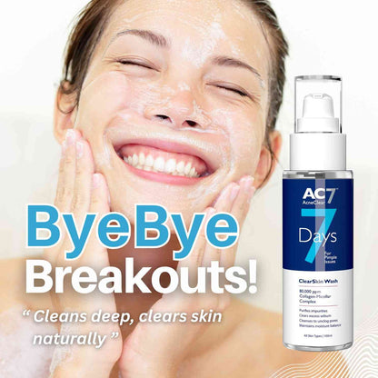 AC7D Ultimate Hydration Kit (Moisturiser 30ml + ClearSkin Wash 100ml)