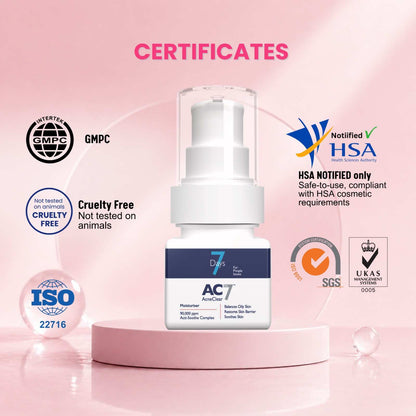 AC7D Moisturiser 30ml (Low Stock)